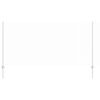 vidaXL Hexagonal Fence with Post 10 x 1.2 m Galvanised Steel Silver