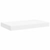 vidaXL Floating Wall Shelf White 40x23.5x3.8 cm MDF