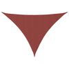 vidaXL Sunshade Sail Oxford Fabric Triangular 2,5x2,5x3,5 m Terracotta