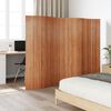 vidaXL Room Divider Brown 165x250 cm Bamboo