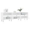 vidaXL TV Cabinet White 150x30x44.5 cm Engineered Wood