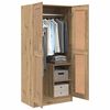 vidaXL Wardrobe Artisian Oak 82.5 x 51.5 x 180 cm Engineered Wood