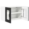 vidaXL Kitchen Wall Cabinet with Shelf 2 pcs Black 60 x 31 x 40 cm