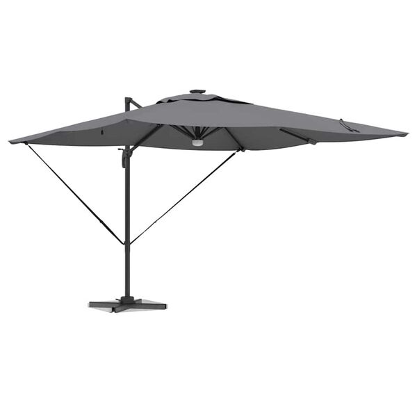 vidaXL Roma Parasol Anthracite 286 x 285 x 270 cm