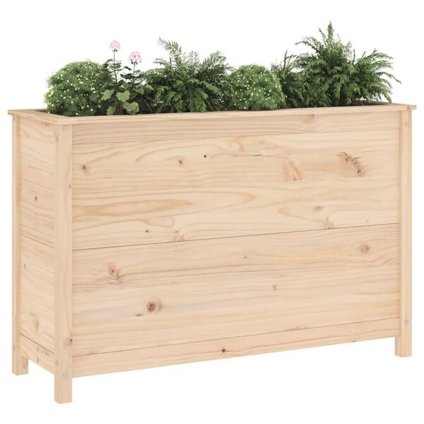 vidaXL Garden Raised Bed 119.5x40x78 cm Solid Wood Pine