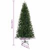 vidaXL Artificial Christmas Tree Green 180 cm PVC, PE and steel