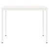 vidaXL Bar Table White 140 x 80 x 105 cm Solid Pine Wood