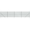vidaXL Chain Link Fence with Spike Anchors Green 1,8x10 m