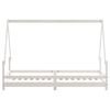 vidaXL Kids Bed Frame White 90x200 cm Solid Wood Pine