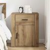 vidaXL Bedside Cabinet Artisan Oak 35 x 50 x 60 cm Engineered Wood