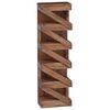 vidaXL Wine Rack Natural 24 x 14 x 80 cm Solid Mahogany Wood