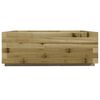 vidaXL Garden Planter 70x70x26.5 cm Impregnated Wood Pine