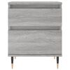 vidaXL Bedside Cabinet Grey Sonoma 40x35x50 cm Engineered Wood