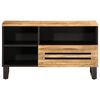 vidaXL TV Cabinet 80x34x46 cm Solid Wood Rough Mango