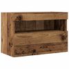 vidaXL TV Wall Cabinet Old wood 60 x 30 x 40 cm Engineered Wood