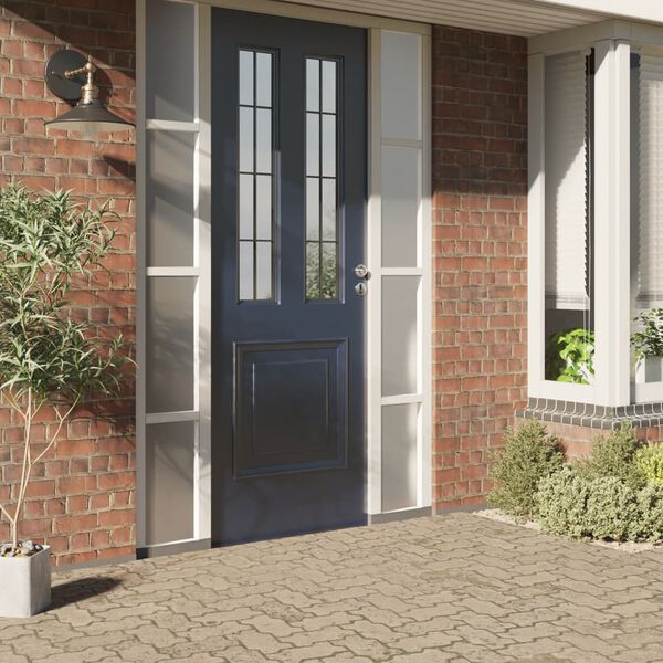 vidaXL Window Film Static Frosted Grey 90x1000 cm PVC