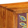 vidaXL Wall-mounted TV Cabinet Multicolour 100x30x22 Solid Wood Acacia