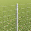 vidaXL Fence with Post Silver 1.6 x 10 m Steel