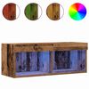 vidaXL TV Cabinet Set 2 pcs Old wood 80 x 30 x 30 cm Engineered Wood