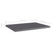vidaXL Bookshelf Boards 4 pcs High Gloss Grey 40x30x1.5 cm Engineered Wood