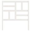 vidaXL Bed Headboard White 106x4x104 cm Solid Wood Pine