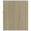 vidaXL Sink Cabinet with Built-in Basin Sonoma Oak Engineered Wood