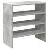 vidaXL Shoe Racks 2 pcs Stackable Concrete Grey 60x30x30.5 cm