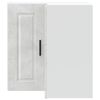 vidaXL Kitchen Wall Corner Cabinet "Porto" Concrete Grey Engineered Wood