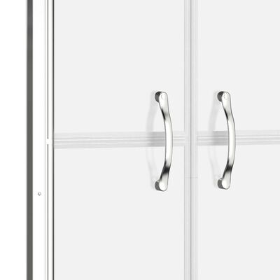 vidaXL Shower Door Half Frosted ESG 71x190 cm