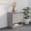 vidaXL Sideboard Concrete Grey 70x41x75 cm Engineered Wood