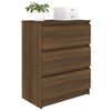 vidaXL Sideboard Brown Oak 60x35x76 cm Engineered Wood