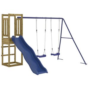 vidaXL Outdoor Playset Impregnated Wood Pine