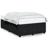 vidaXL Bed Frame without Mattress Black 120x190 cm Small Double Velvet