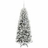 vidaXL Artificial Christmas Tree with 150 LEDs White 63 x 63 x 150 cm