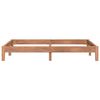 vidaXL Bed Frame without Mattress Solid Teak Wood 140 x200 cm