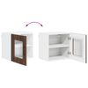 vidaXL Kitchen Cabinet with Storage Kalmar Brown Oak 40 x 31 x 40 cm