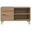 vidaXL Record Cabinet Artisan Oak 84.5x38x48 cm Engineered Wood