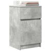 vidaXL Bedside Cabinets 2 pcs Concrete Grey 39x35x65 cm Engineered Wood