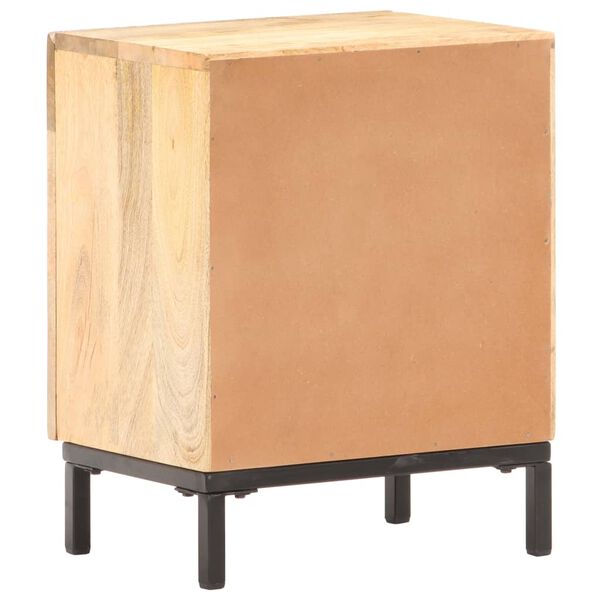 vidaXL Bedside Cabinet 40x30x51 cm Solid Mango Wood