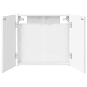 vidaXL Dartboard Cabinet White 56 x 12 x 53.5 cm Engineered Wood
