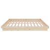 vidaXL Bed Frame without Mattress Solid Wood 160x200 cm