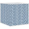 vidaXL Foldable Storage Boxes 10 pcs Blue 32x32x32 cm Non-woven Fabric