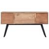 vidaXL Side Cabinet 110x30x75 cm Solid Teak