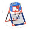 vidaXL Children Basketball Set Multifunctional Floor and Wall