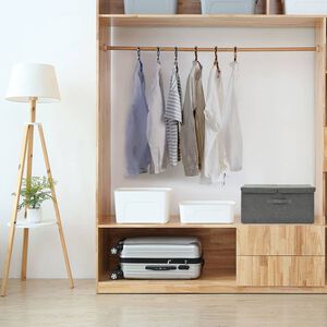 vidaXL | Storage boxes | Folding with Storage Anthracite Non-woven fabric