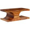 vidaXL Coffee Table Solid Acacia Wood 90x50x35 cm