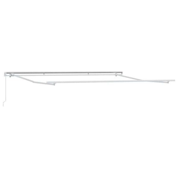 vidaXL Retractable Awning Light Grey 500 x 300 cm Fabric and Metal
