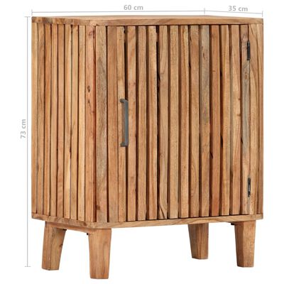 vidaXL Sideboard 60x35x73 cm Solid Acacia Wood
