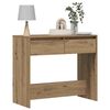 vidaXL Console Table Artisan Oak 89x41x76.5 cm Engineered Wood