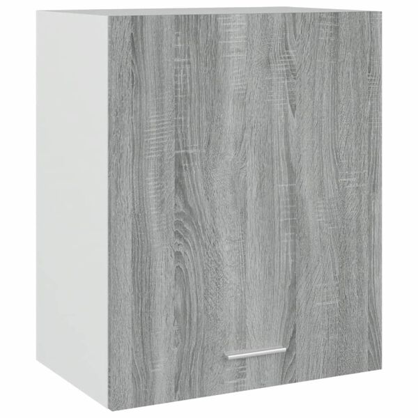 vidaXL Hanging Cabinet Lyon Grey Sonoma 50x31x60 cm Engineered Wood